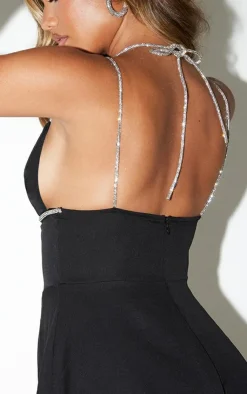 Underwired Diamante Romper-PrettyLittleThing Clearance