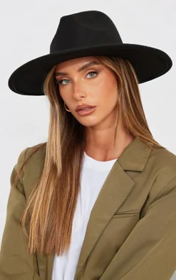 PrettyLittleThing Hats*Wide Brim Fedora Hat