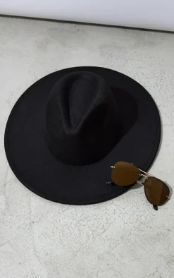 PrettyLittleThing Hats*Wide Brim Fedora Hat