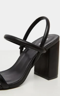 PrettyLittleThing Wide Fit Sandals*Wide Fit Chunky Block Heel Slingback Sandal