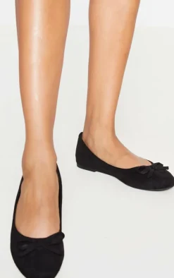 PrettyLittleThing Wide Fit Sandals*Wide Fit Round Toe Ballet Shoes