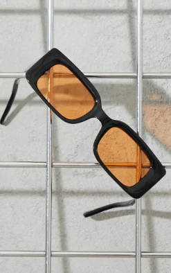 PrettyLittleThing Square Sunglasses*With Orange Lens Square Frame Sunglasses