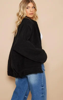 PrettyLittleThing Wool Coats*Wool Look Oversized Jacket
