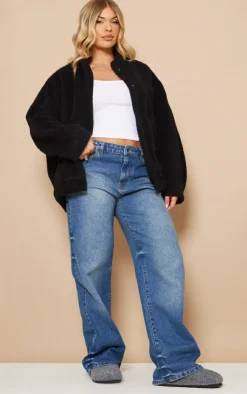 PrettyLittleThing Wool Coats*Wool Look Oversized Jacket
