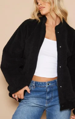 PrettyLittleThing Wool Coats*Wool Look Oversized Jacket