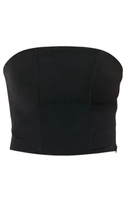 PrettyLittleThing Corsets*Woven Bandeau Corset Top