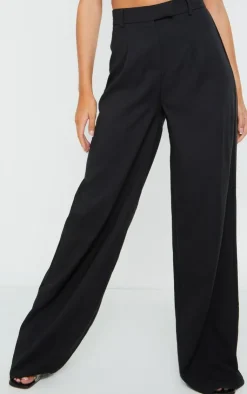 PrettyLittleThing Christmas Day Outfits*Woven Tailored Wide Leg Pants