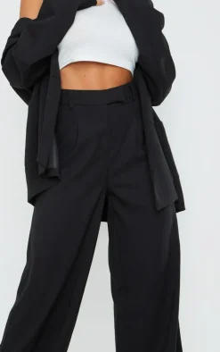 PrettyLittleThing Christmas Day Outfits*Woven Tailored Wide Leg Pants