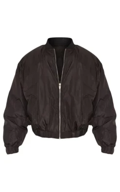 PrettyLittleThing Puffer Jackets*Zip Up Puffer Bomber Jacket