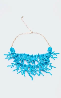 PrettyLittleThing Necklaces*Coral Detail Statement Necklace
