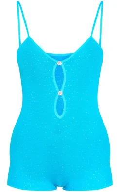 PrettyLittleThing Unitards*Hot Fix Seamless Strappy Unitard