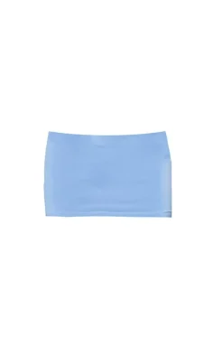 Best PrettyLittleThing Low Rise Slinky Micro Mini Skirt Blue