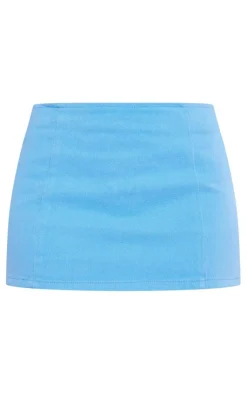 Best PrettyLittleThing Micro Mini Denim Skirt Blue
