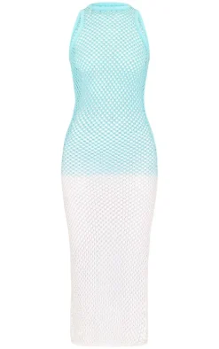 Ombre Crochet Racer Neck Maxi Dress-PrettyLittleThing Best