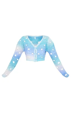 PrettyLittleThing Cardigans*Ombre Open Knit Cardi