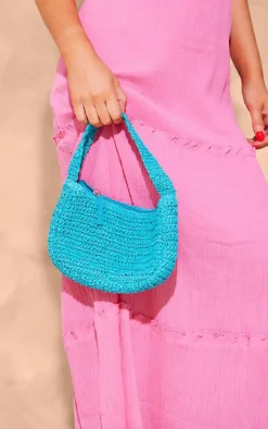 PrettyLittleThing Shoulder Bags*Raffia Shoulder Bag