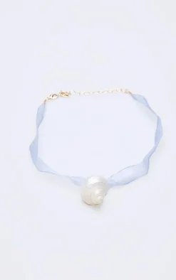PrettyLittleThing Necklaces*Shell Ribbon Choker