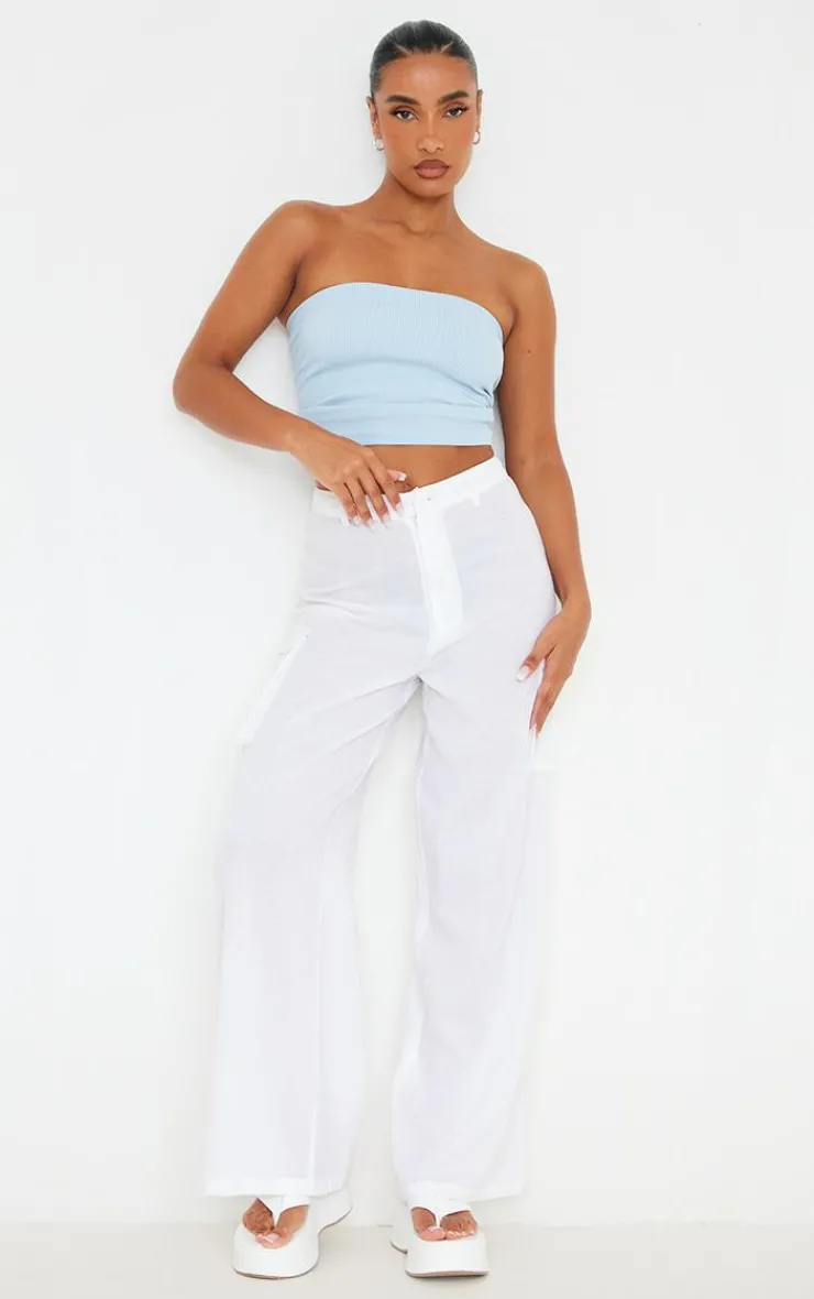 PrettyLittleThing Snatched*Snatched Rib Tube Top
