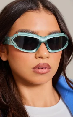 PrettyLittleThing Sunglasses*Sporty Zig Zag Frame Sunglasses