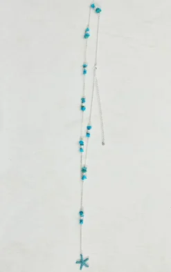 PrettyLittleThing Body Jewelry*Starfish Stone Belly Chain