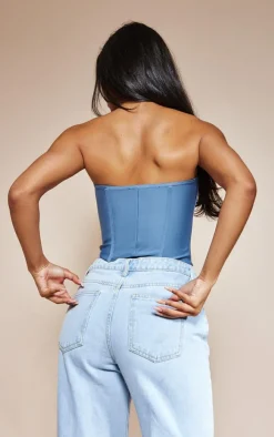 Bandage Hook And Eye Structured Corset-PrettyLittleThing Outlet