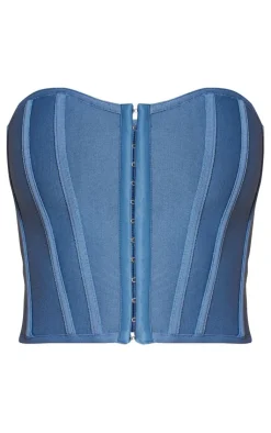 Bandage Hook And Eye Structured Corset-PrettyLittleThing Outlet