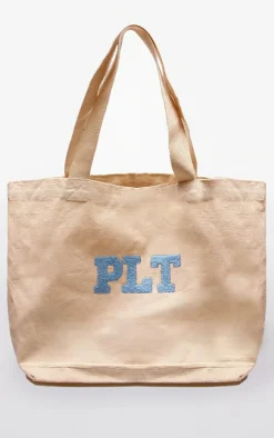 PrettyLittleThing Shoppers*Varsity Logo Tote Bag