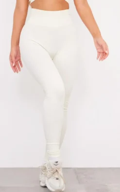 PrettyLittleThing Seamless Gym Wear*Bone Basic Seamless High Waist Gym Leggings