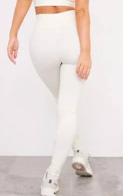 PrettyLittleThing Seamless Gym Wear*Bone Basic Seamless High Waist Gym Leggings