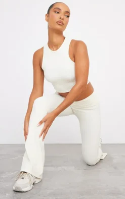 PrettyLittleThing Yoga Pants*Bone Sculpt Flare Yoga Pants