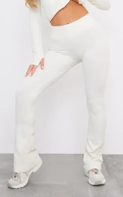 PrettyLittleThing Yoga Pants*Bone Seamless High Waist Flare Yoga Pants