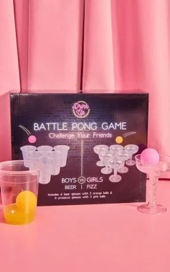 Boys Vs Girls Battle Pong Drinking Game-PrettyLittleThing New