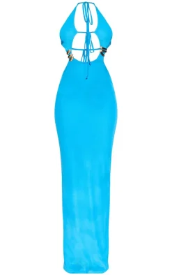 Mesh Trim Detail Cut Out Maxi-PrettyLittleThing New