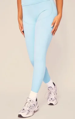 PrettyLittleThing Gym Leggings*Sculpt Panel Zip Detail Leggings