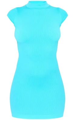 PrettyLittleThing Snatched*Structured Snatched Rib Cap Sleeve Bodycon Dress
