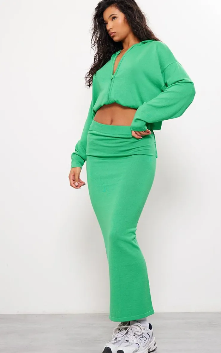 PrettyLittleThing Knitted Two Piece Sets*Tube Knitted Midaxi Skirt
