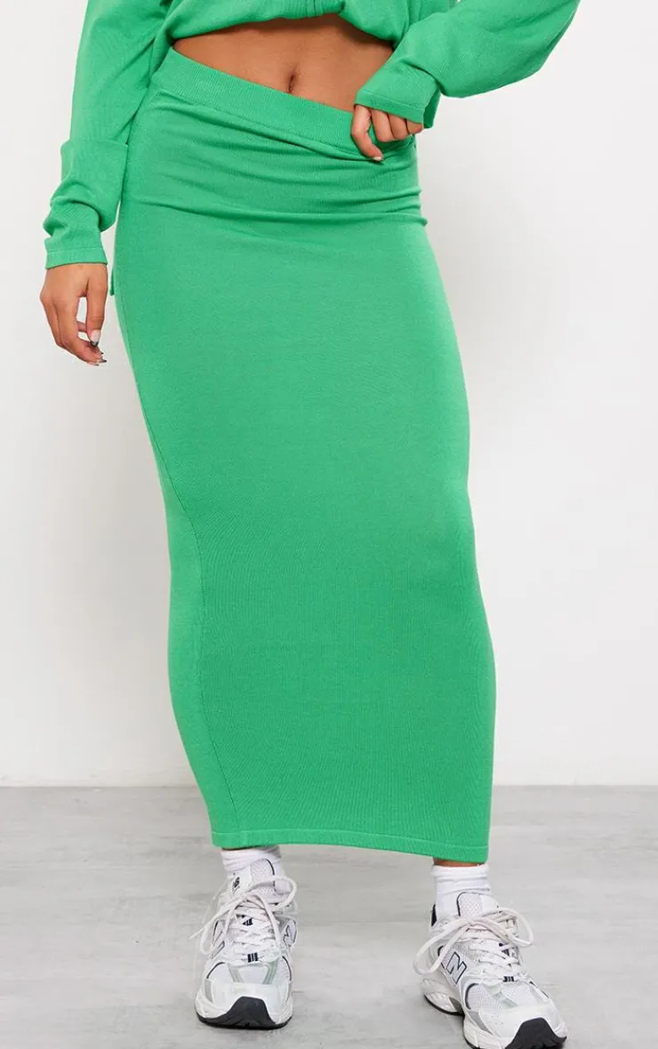 PrettyLittleThing Knitted Two Piece Sets*Tube Knitted Midaxi Skirt