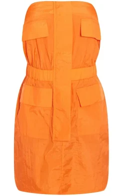 Parachute Cargo Zip Pocket Bodycon Dress-PrettyLittleThing Best