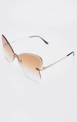 PrettyLittleThing Sunglasses*Frameless Heart Lens Sunglasses