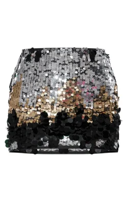 Ombre Sequin Micro Mini Skirt-PrettyLittleThing Discount