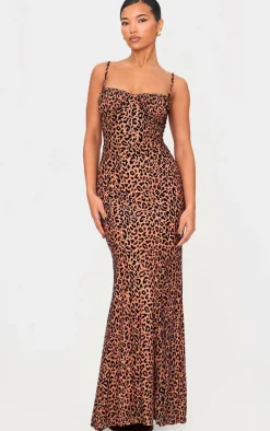 Animal Devore Maxi Dress-PrettyLittleThing