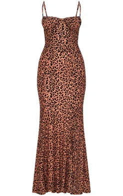 Animal Devore Maxi Dress-PrettyLittleThing