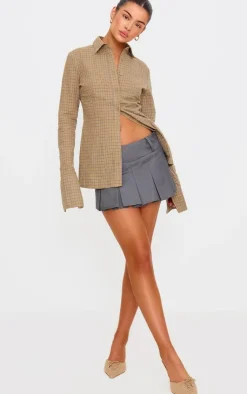 PrettyLittleThing Shirts*Check Woven Fitted Shirt