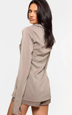 PrettyLittleThing Shirts*Chiffon Fitted Shirt