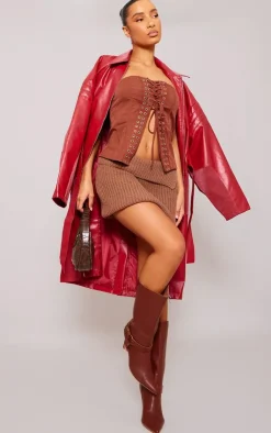 PrettyLittleThing Corsets*Contrast Front Eyelet Lace Up Corset