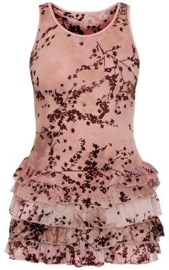Devore Mesh Rara Skort Romper-PrettyLittleThing Outlet