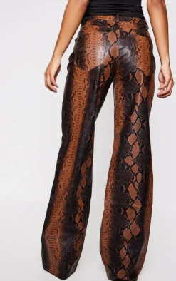 Faux Snakeskin Pants-PrettyLittleThing Best