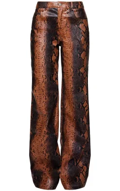 Faux Snakeskin Pants-PrettyLittleThing Best