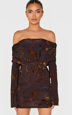 Foldover Devoure Mini Dress-PrettyLittleThing Clearance