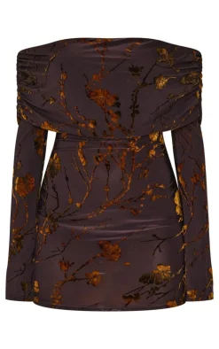 Foldover Devoure Mini Dress-PrettyLittleThing Clearance